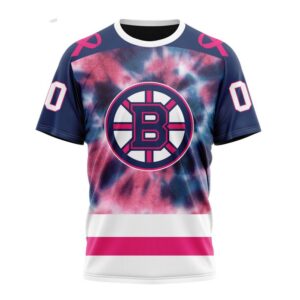 NHL Boston Bruins T Shirt Special Pink October Fight Breast Cancer 3D T Shirt 1