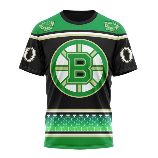 NHL Boston Bruins T-Shirt Specialized Unisex Kits Hockey Celebrate St Patrick’s Day T-Shirt