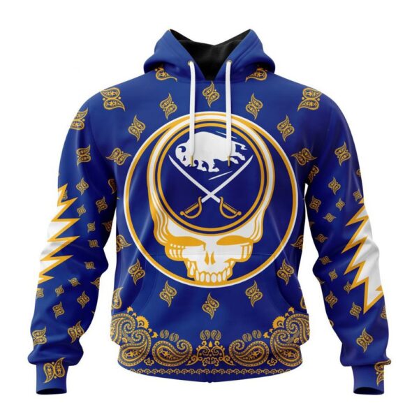 NHL Buffalo Sabres Hoodie Special Grateful Dead Design Hoodie