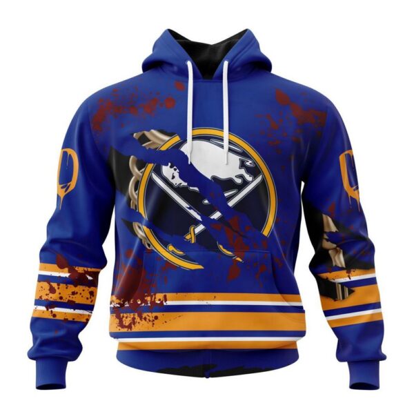 NHL Buffalo Sabres Hoodie Specialized Design Jersey With Your Ribs For Halloween Hoodie