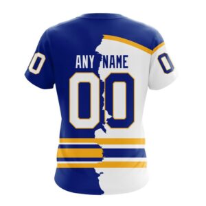 NHL Buffalo Sabres Personalize 2024 Home Mix Away T Shirt 2