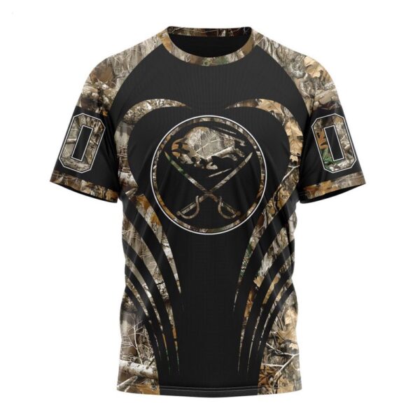 NHL Buffalo Sabres T-Shirt Special Camo Hunting 3D T-Shirt