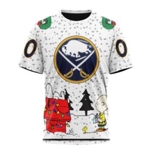NHL Buffalo Sabres T Shirt Special Peanuts Design 3D T Shirt 1