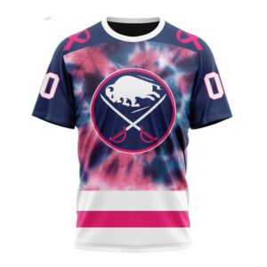 NHL Buffalo Sabres T Shirt Special Pink October Fight Breast Cancer 3D T Shirt 1