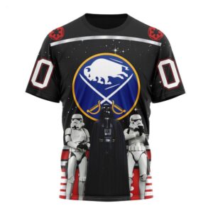 NHL Buffalo Sabres T Shirt Special Star Wars Design May The 4th Be With You 3D T Shirt 1