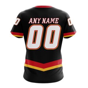 NHL Calgary Flames 2024 Black Alternate Kits T Shirt 2