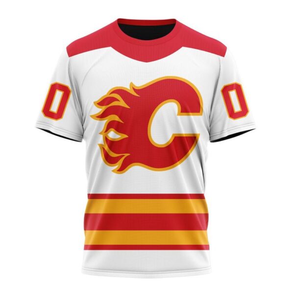 NHL Calgary Flames Personalized 2024 Away Kits T-Shirt