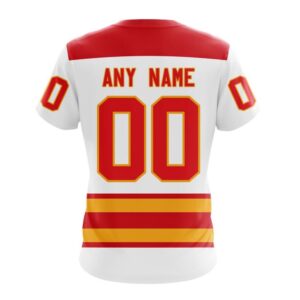 NHL Calgary Flames Personalized 2024 Away Kits T Shirt 2