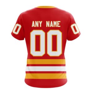 NHL Calgary Flames Personalized 2024 Home Kits T Shirt 2