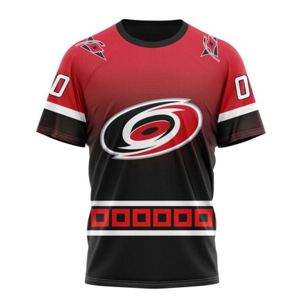 NHL Carolina Hurricanes 3D T-Shirt New Gradient Series Concept Hoodie