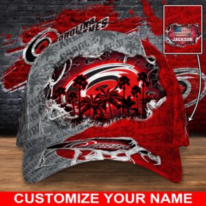 NHL Carolina Hurricanes Baseball Cap Customized Cap For Sports Fans