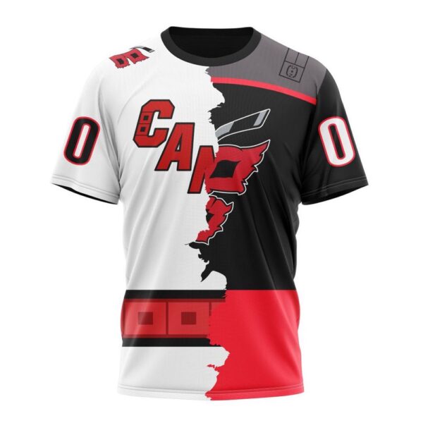 NHL Carolina Hurricanes Personalize 2024 Home Mix Away T-Shirt