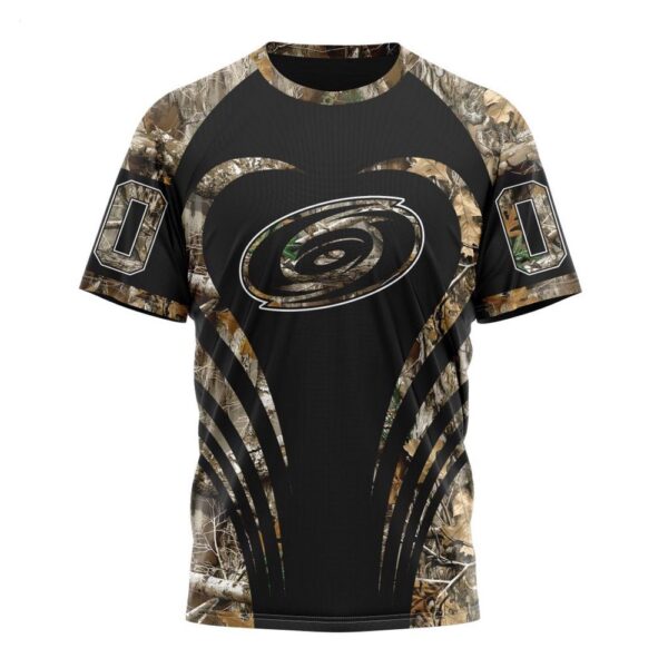 NHL Carolina Hurricanes T-Shirt Special Camo Hunting 3D T-Shirt