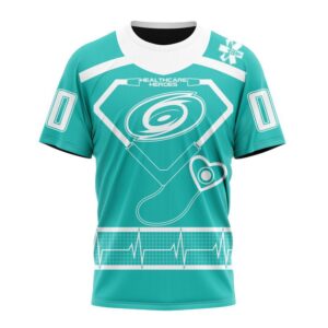 NHL Carolina Hurricanes T Shirt Special Design Honoring Healthcare Heroes T Shirt 1