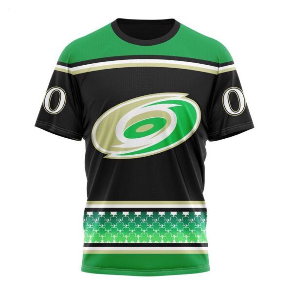 NHL Carolina Hurricanes T-Shirt Specialized Unisex Kits Hockey Celebrate St Patrick’s Day T-Shirt
