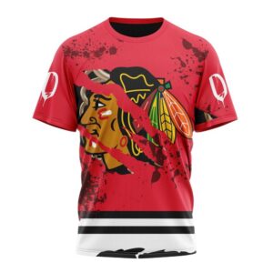 NHL Chicago BlackHawks T-Shirt Specialized…