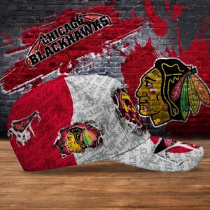 NHL Chicago Blackhawks Baseball Cap Customized Cap For Sports Fans 3