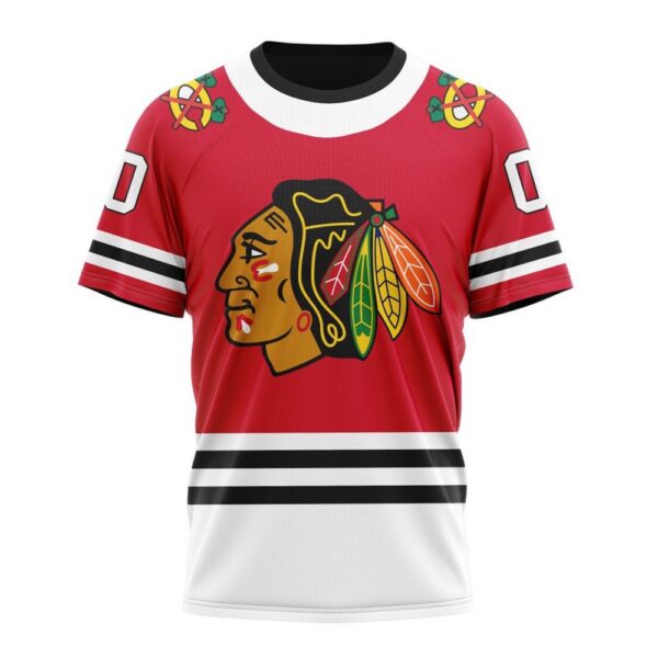 NHL Chicago Blackhawks Personalized 2024 Home Kits T-Shirt