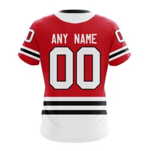 NHL Chicago Blackhawks Personalized 2024 Home Kits T Shirt 2