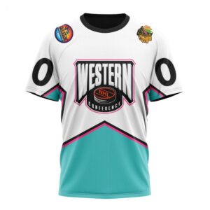 NHL Chicago Blackhawks T Shirt All Star Western Conference 2024 T Shirt 1