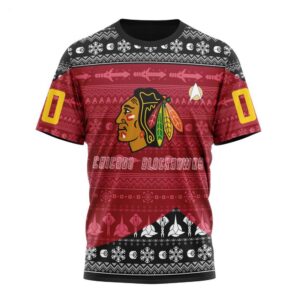NHL Chicago Blackhawks T Shirt Special Star Trek Design T Shirt 1