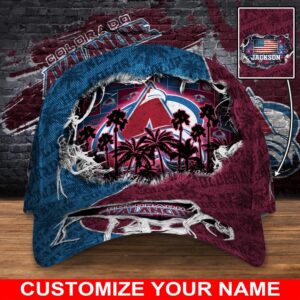 NHL Colorado Avalanche Baseball Cap Customized Cap For Sports Fans 1