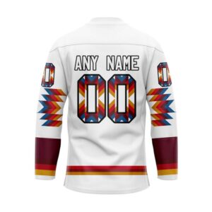NHL Colorado Avalanche Hockey Jersey Special Design With Native Pattern Custom Jersey 2