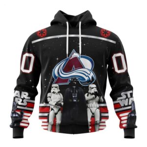 NHL Colorado Avalanche Hoodie Special Star Wars Design May The 4th Be With You Hoodie 1