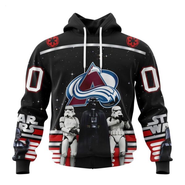 NHL Colorado Avalanche Hoodie Special Star Wars Design May The 4th Be With You Hoodie