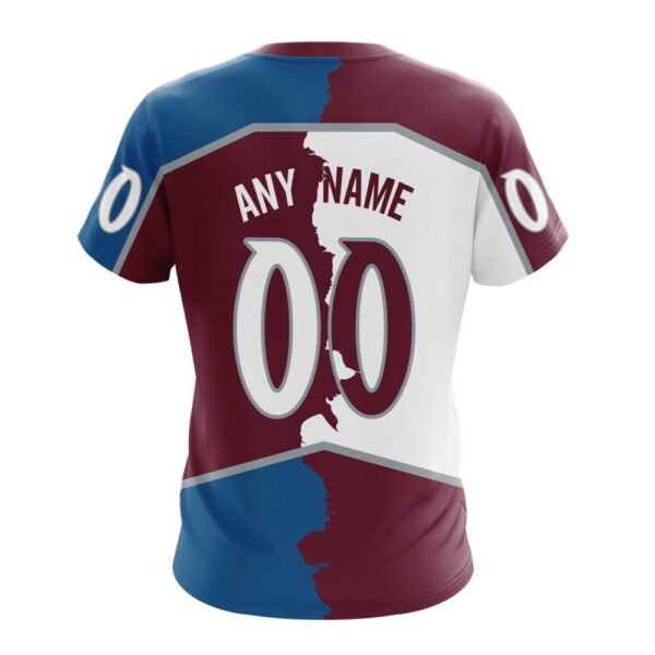 NHL Colorado Avalanche Personalize 2024 Home Mix Away T-Shirt