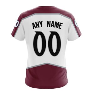 NHL Colorado Avalanche Personalized 2024 Away Kits T Shirt 2