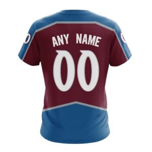 NHL Colorado Avalanche Personalized 2024 Home Kits T Shirt 2