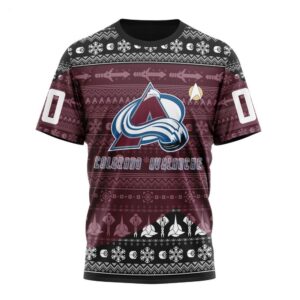 NHL Colorado Avalanche T Shirt Special Star Trek Design 3D T Shirt 1