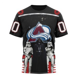 NHL Colorado Avalanche T Shirt Special Star Wars Design May The 4th Be With You 3D T Shirt 1