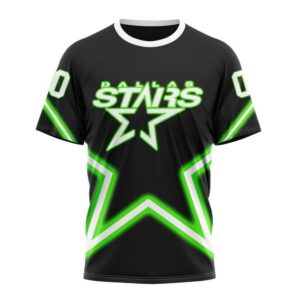 NHL Dallas Stars 3D T Shirt New Gradient Series Concept Hoodie 1