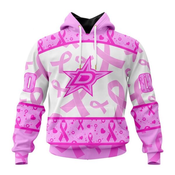 NHL Dallas Stars Hoodie Special Pink October Breast Cancer Awareness Month Hoodie