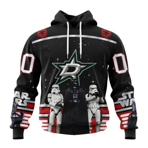 NHL Dallas Stars Hoodie Special Star Wars Design May The 4th Be With You Hoodie