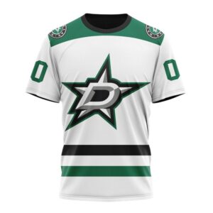 NHL Dallas Stars Personalized 2024 Away Kits T Shirt 1