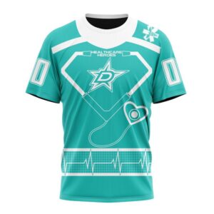 NHL Dallas Stars T Shirt Special Design Honoring Healthcare Heroes T Shirt 1