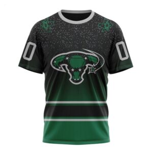 NHL Dallas Stars T Shirt Special Retro Gradient Design T Shirt 1