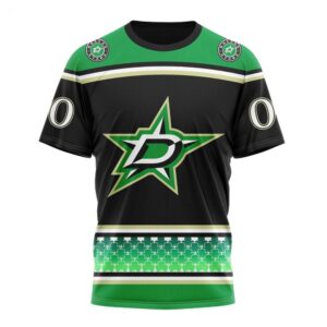 NHL Dallas Stars T Shirt Specialized Unisex Kits Hockey Celebrate St Patricks Day T Shirt 1