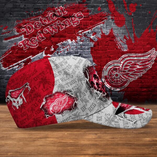 NHL Detroit Red Wings Baseball Cap Customized Cap For Sports Fans