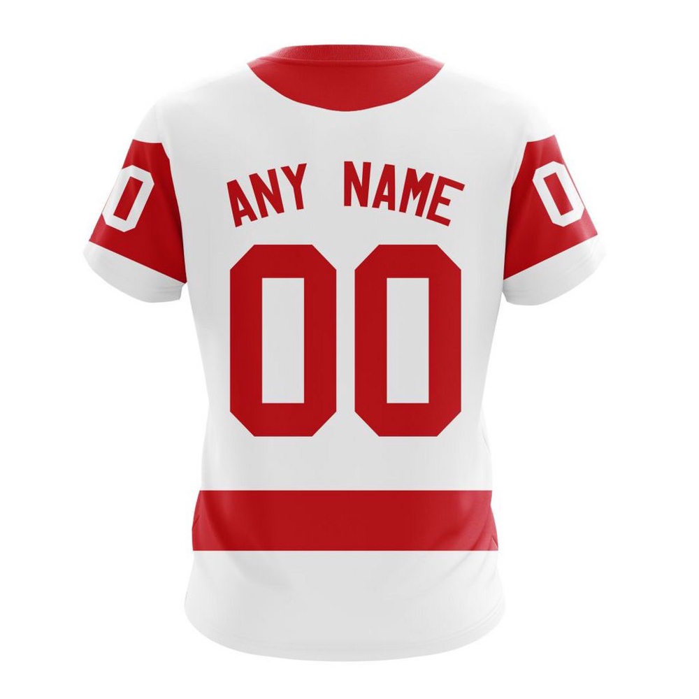 NHL Detroit Red Wings Personalized 2024 Away Kits T-Shirt