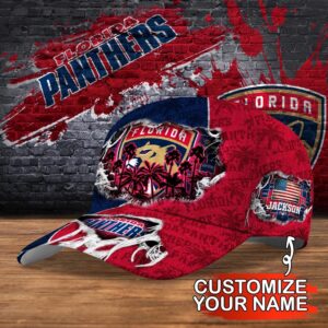NHL Florida Panthers Baseball Cap Customized Cap For Sports Fans 2