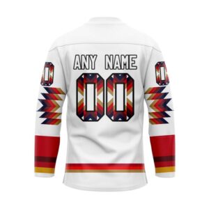 NHL Florida Panthers Hockey Jersey Special Design With Native Pattern Custom Jersey 2