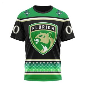 NHL Florida Panthers Specialized Hockey Celebrate St Patricks Day T Shirt 1