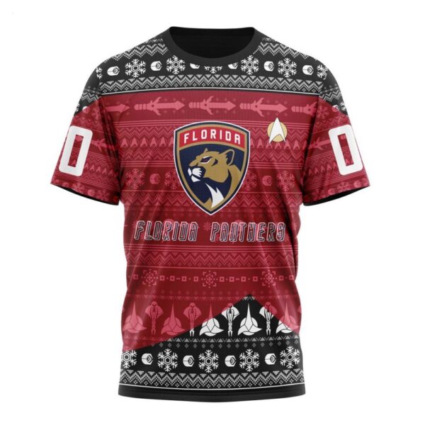 NHL Florida Panthers T-Shirt Special Star Trek Design 3D T-Shirt