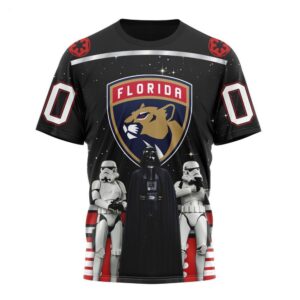 NHL Florida Panthers T Shirt Special Star Wars Design May The 4th Be With You 3D T Shirt 1