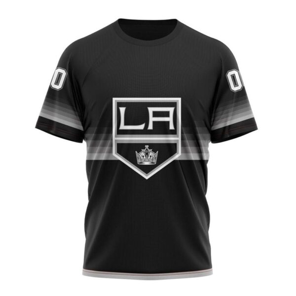 NHL Los Angeles Kings 3D T-Shirt Special Black And Gradient Design Hoodie