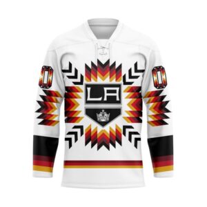 NHL Los Angeles Kings Hockey Jersey Special Design With Native Pattern Custom Jersey 1